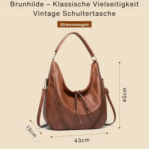 Brunhilde – Timeless Vintage Shoulder Bag with Versatile Style