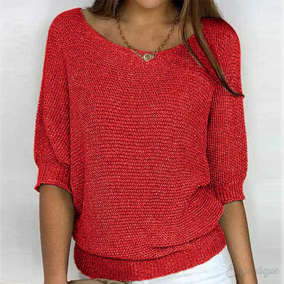 Charlotte - Relaxed Knit Top